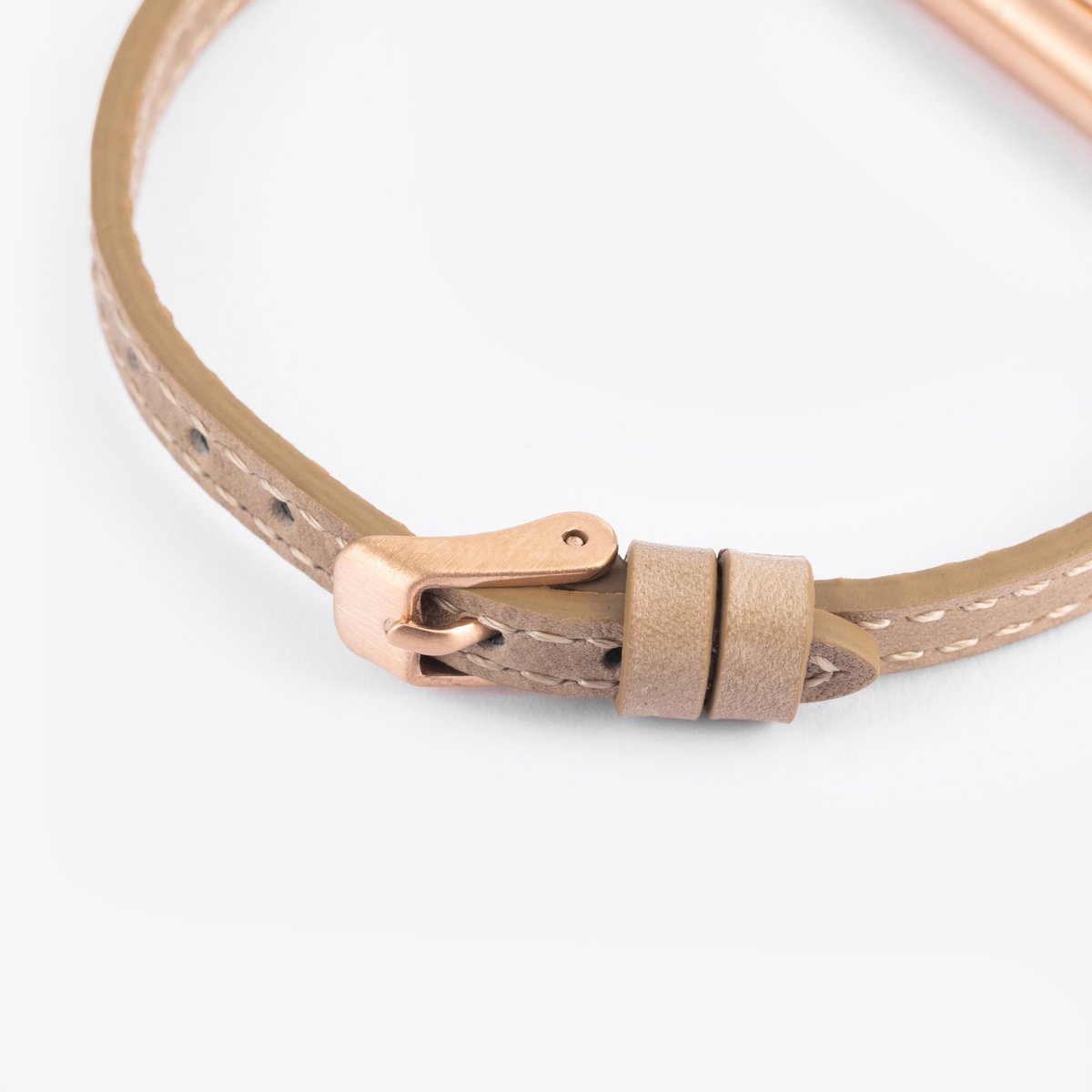 Self-defense Bracelet - Classic - Sand | Rose Gold