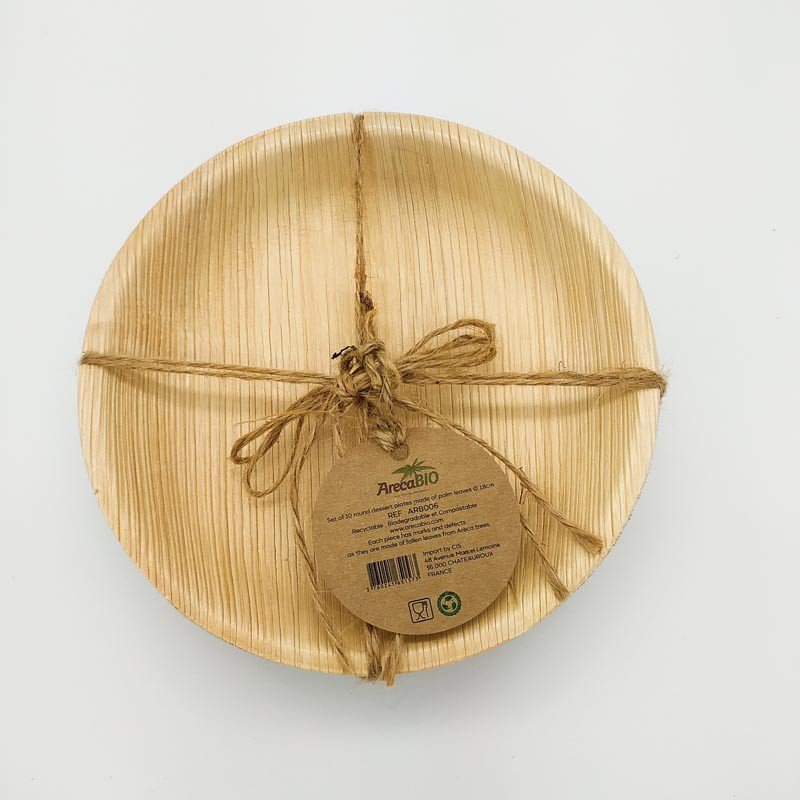 Assiette à dessert ronde - Lot de 10