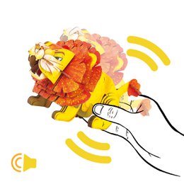 Mieredu - 3D Puzzel Build And Sound - Leeuw