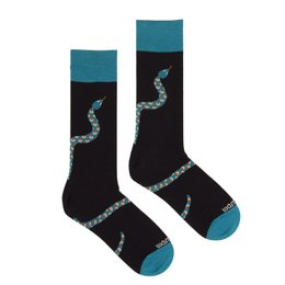 Calzini in cotone biologico altezza classica - serpente