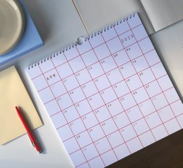 Calendario 2027, calendario a cuadros, calendario verde, calendario de pared 2027