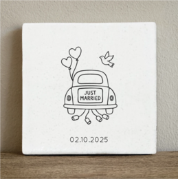 Fliser bare gift - 10x10 cm