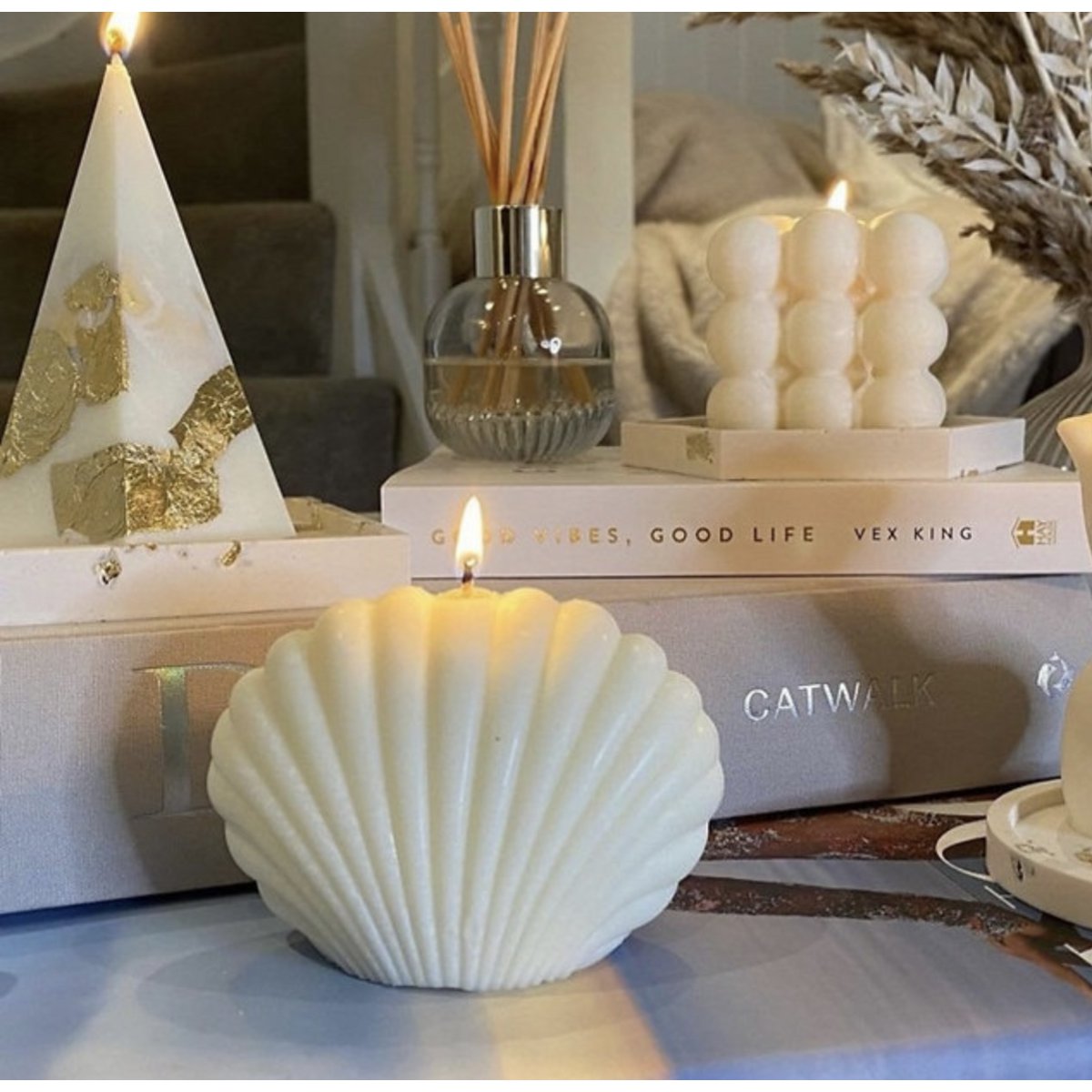 shell candle