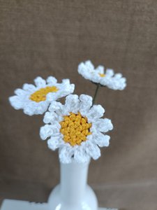 Madelief Kunstbloem, Gehaakt