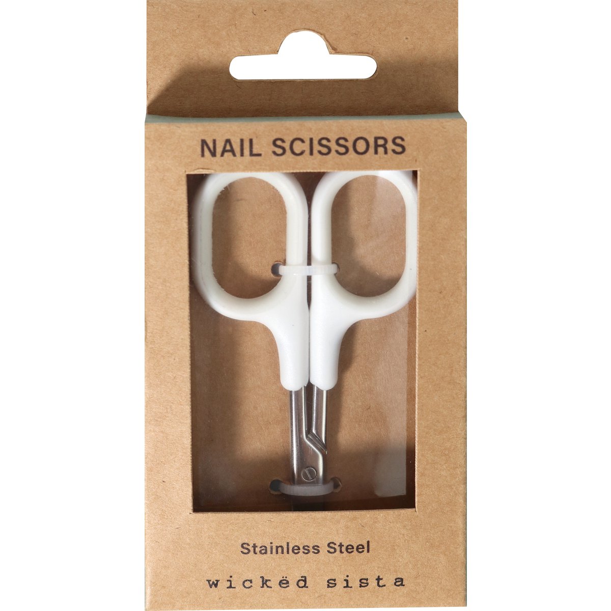 WS Nail Scissors White
