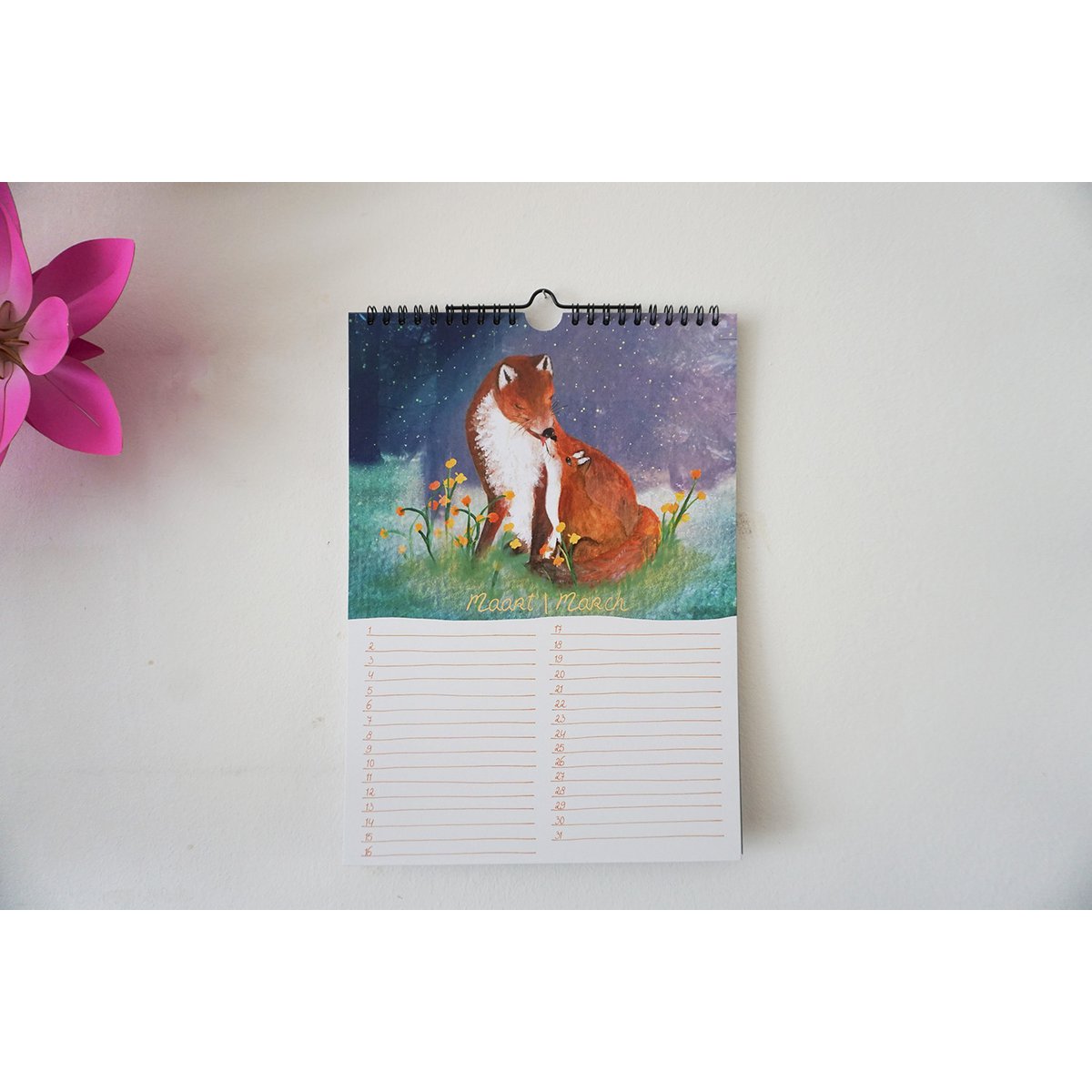 Calendar Bosdieren