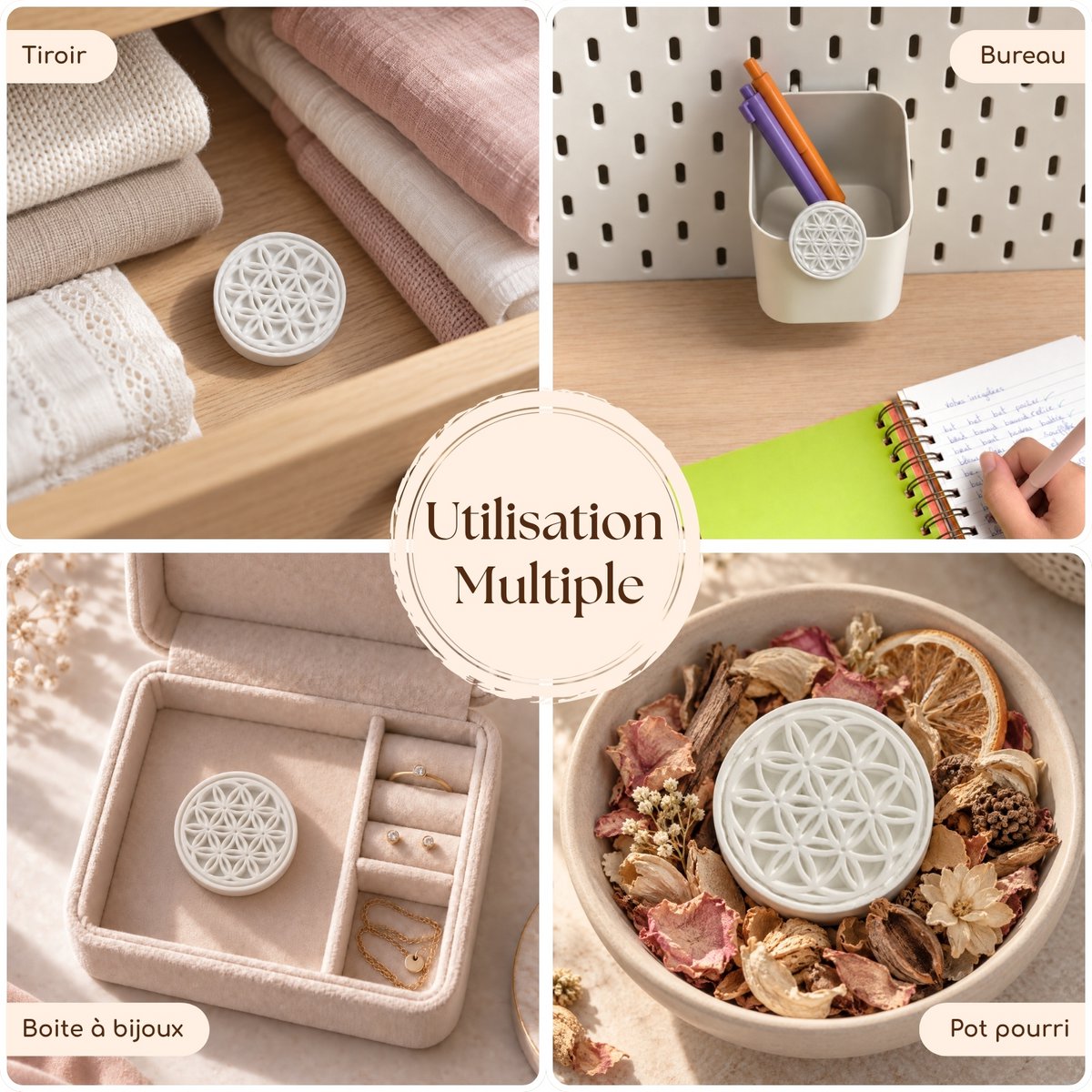 Clip'Arôme Graine de vie – Plaster Car Fragrance Diffuser 