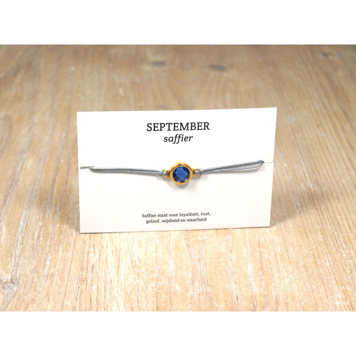 per stuk.Geboortesteen armbandjes swarovski goud