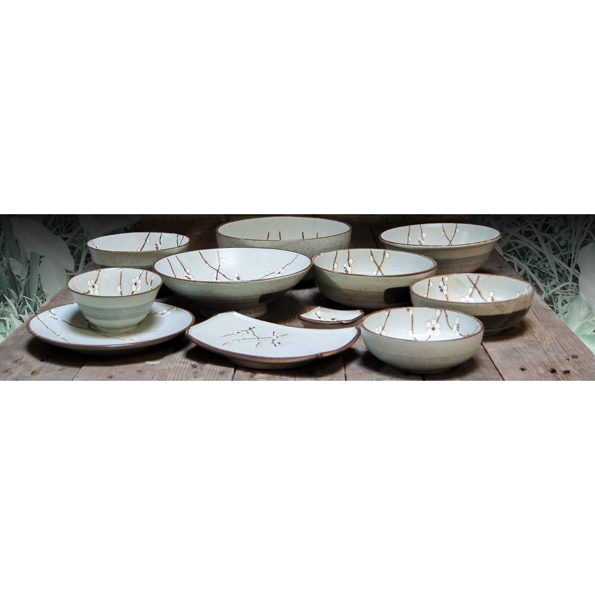 Edo Hanagreen Matchabowl , 13x7cm