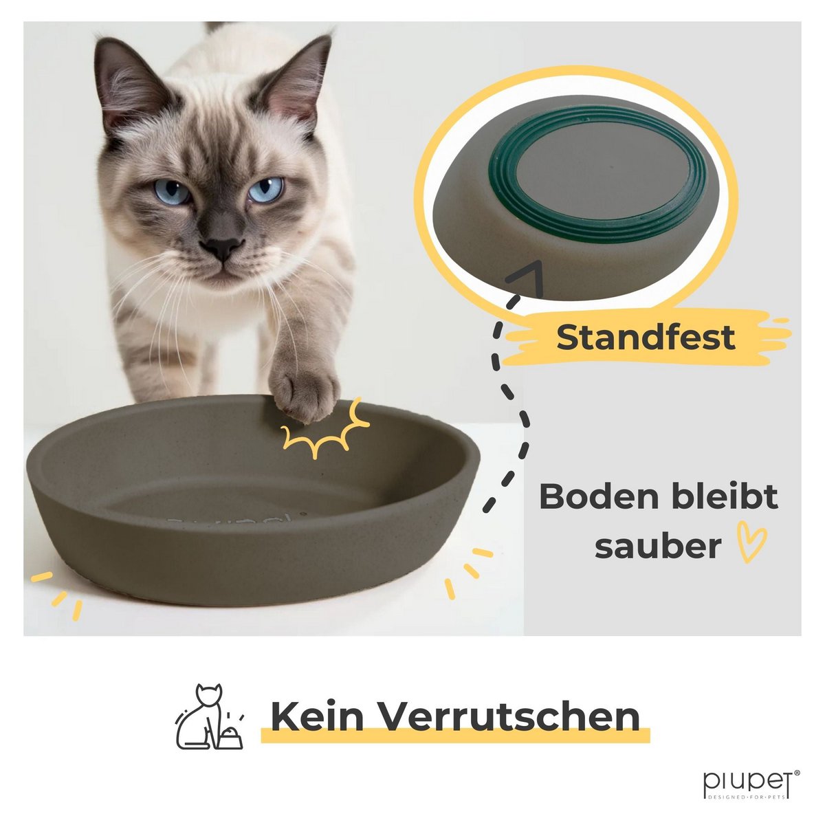 2er Katzennapf-Set "MIMI"