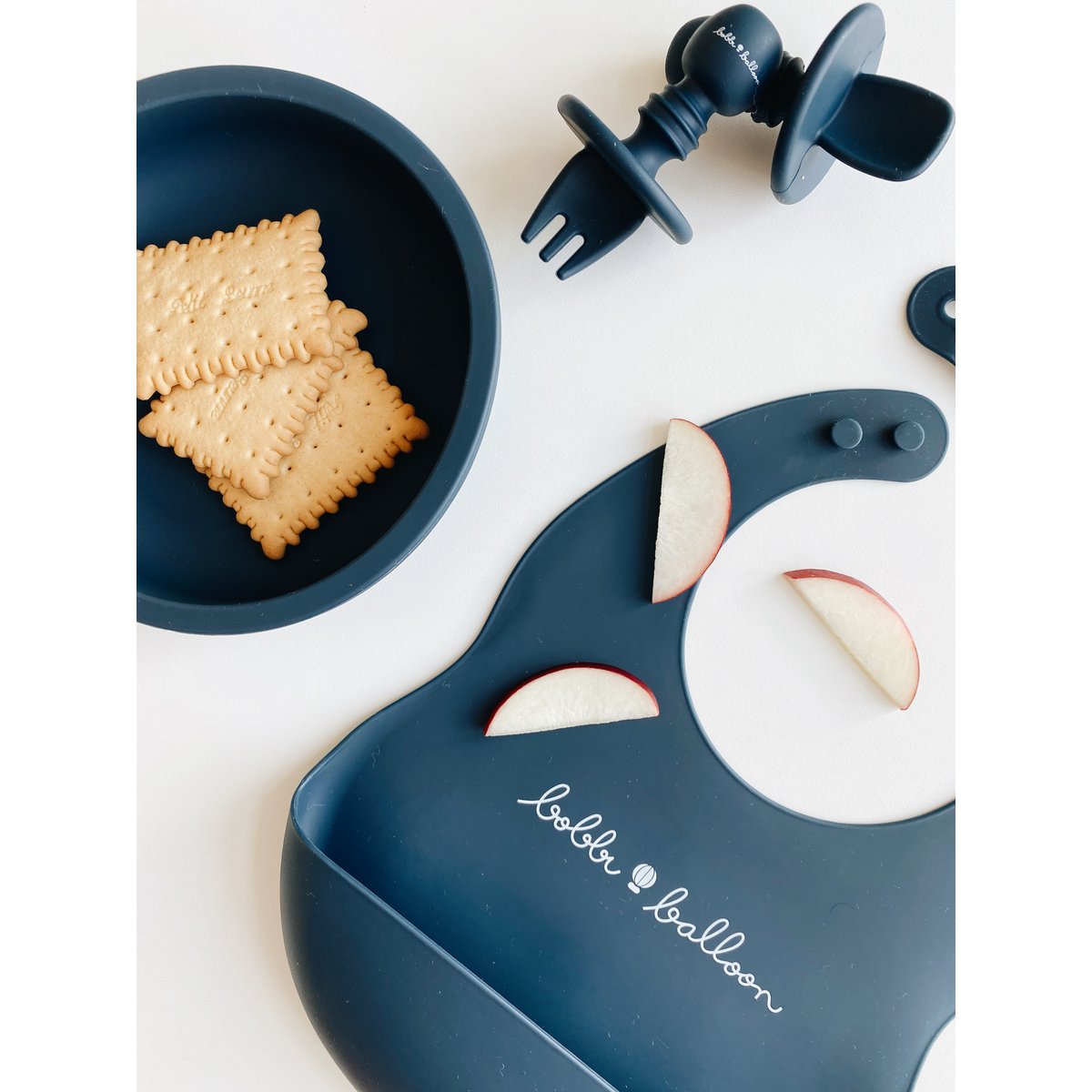 Silicone Cutlery Set - Ocean Blue