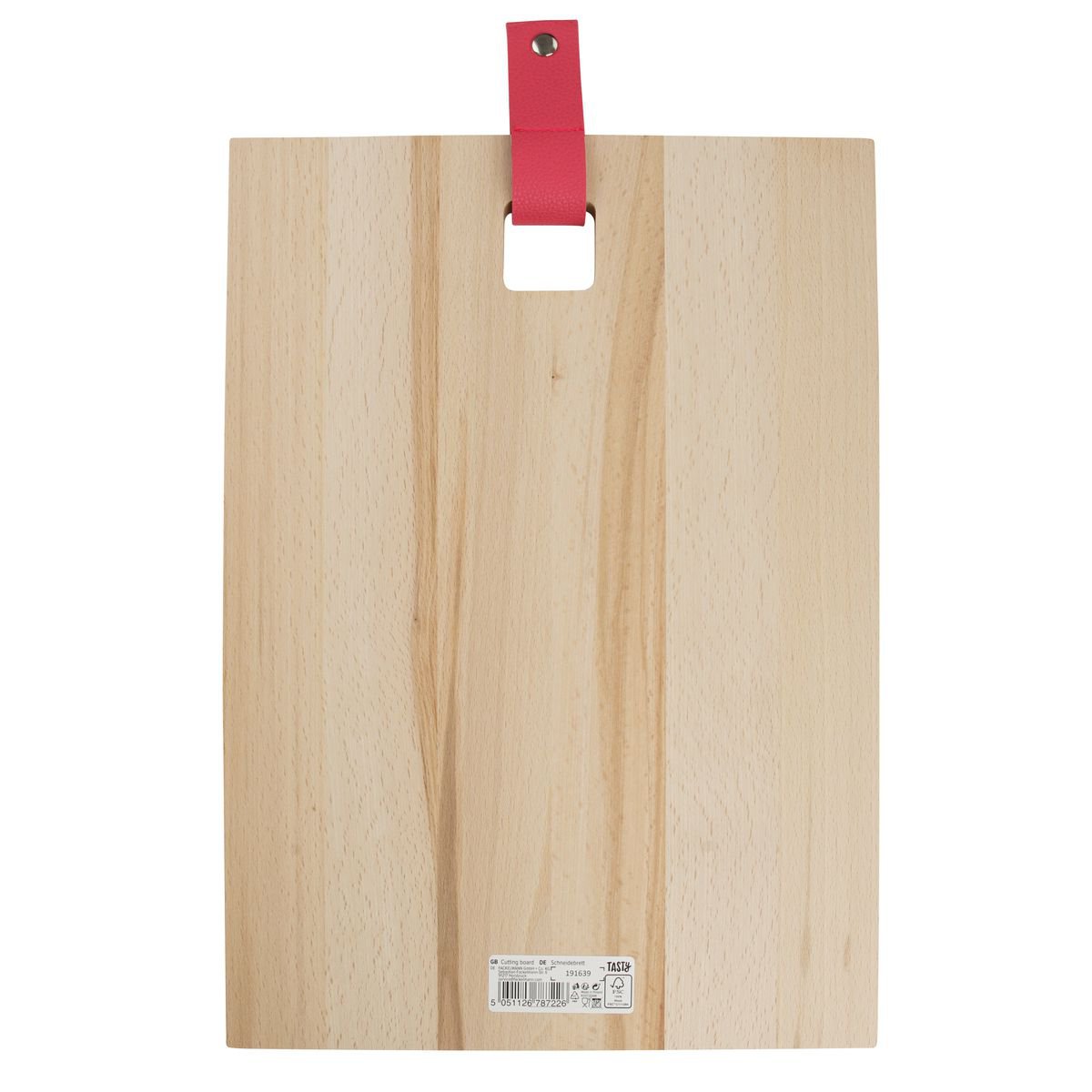 Rechteckiges Holzschneidebrett 35 x 25 cm Tasty Green