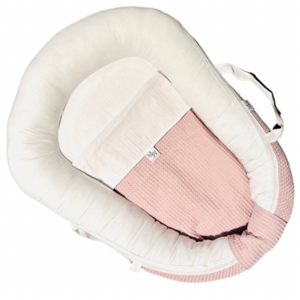Doll's nest | Just white and old pink waffle | Toys