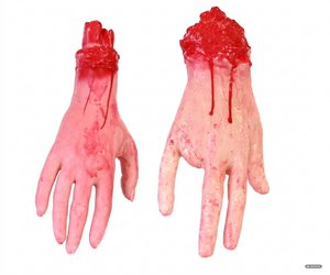 Severed Hand Halloween Prop - Realistic Fake 2pk