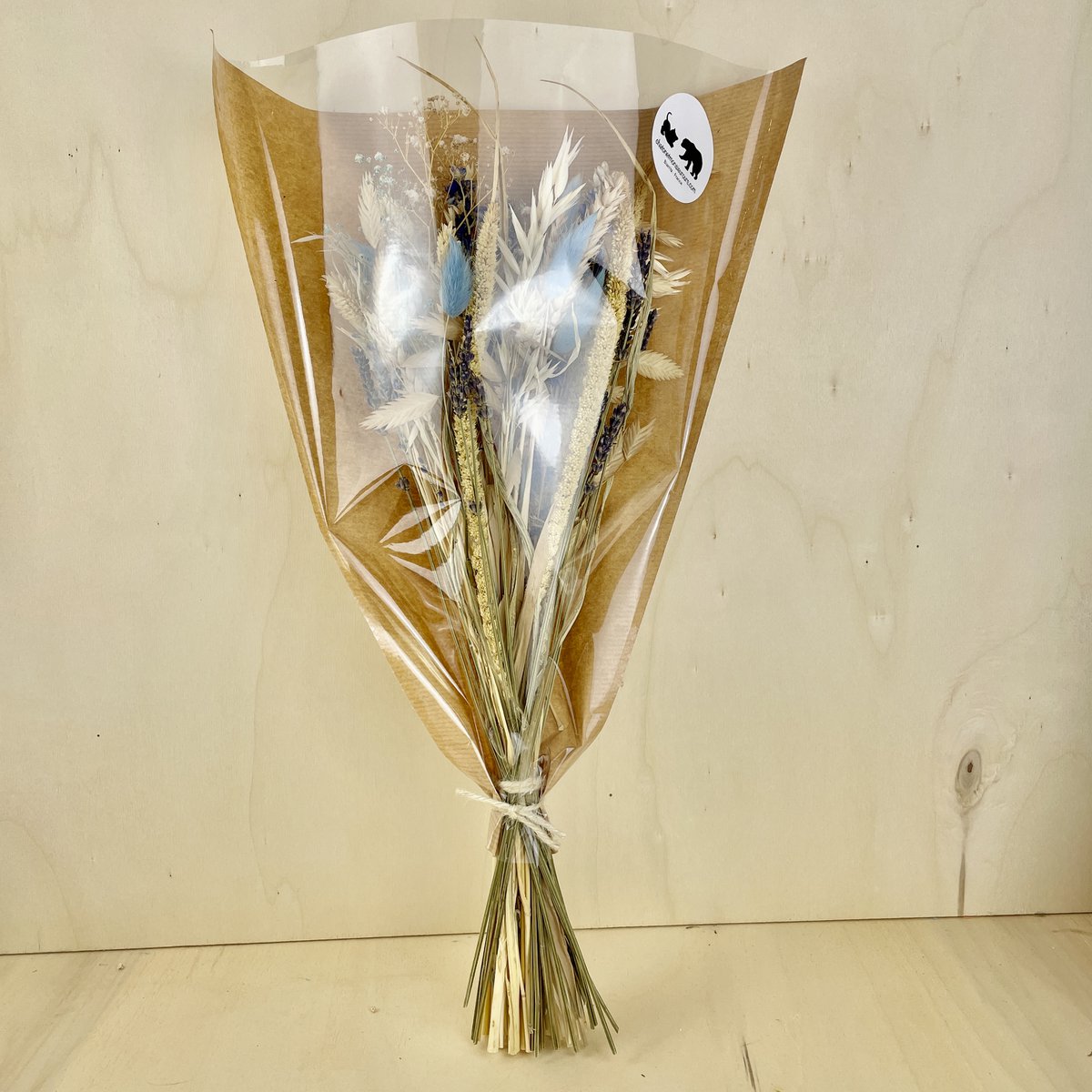 Bukiety BLOOMY Suszone kwiaty Beżowy
