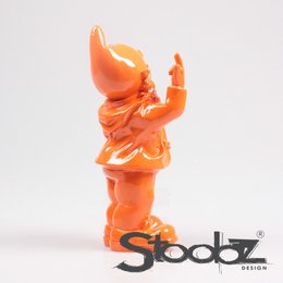 Stoobz Design Kabouter F*ck You Arancione | 16x12x32cm