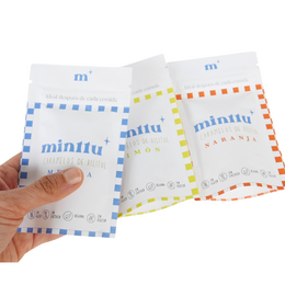 Minttu 100% Xylitol Sweets: Tester Box - 12 Packets : Impulse Checkout Product for Retail