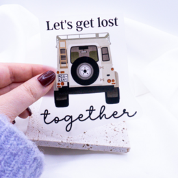 Iron-on Camper Van Patch Travel - Decorate Gift Shirt Iron On Patch "Let's get lost together"
