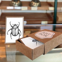 DIY Mini Art - Insekten (4 Stück)