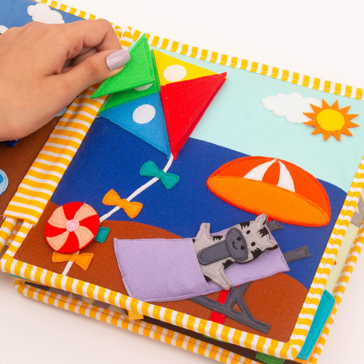 Globetrotter - 6 page Quiet Book