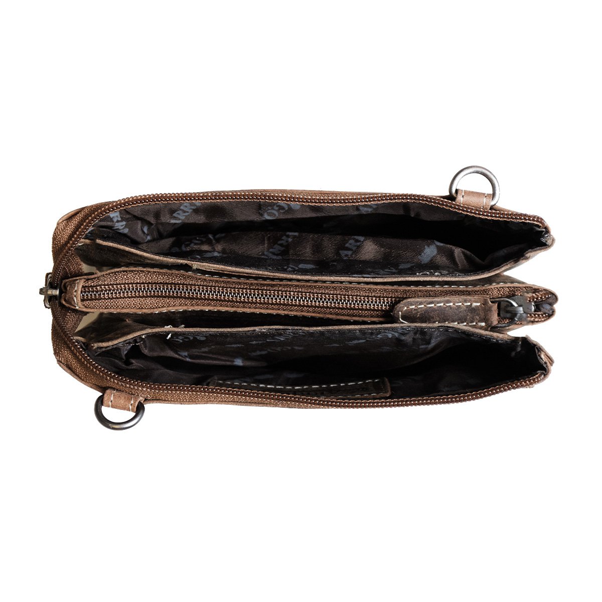 Skuldertaske I 3 farver Buffalo Læder - Festivaltaske - Lædertaske Lille - Crossbody taske til kvinder Læder - Str. L