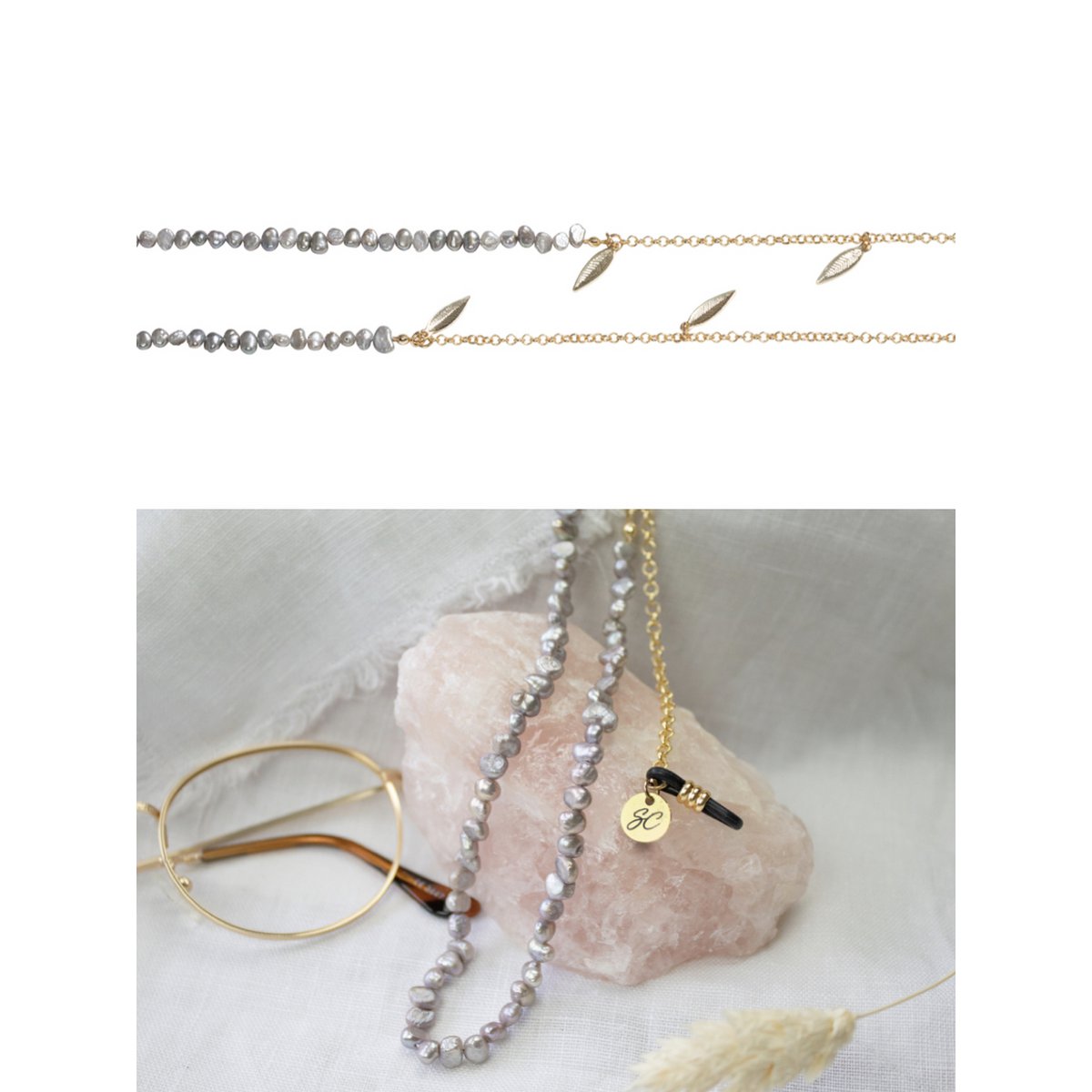 Abalorios Perla | Cordón para gafas