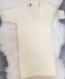 wollen t-shirt extra lang volwassenen