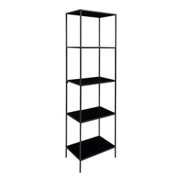 Scaffale Vita - nero, acciaio, 51x36x170 cm