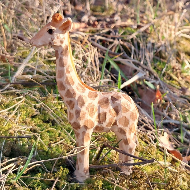 Wudimals® Houten Girafkalfdierspeelgoed