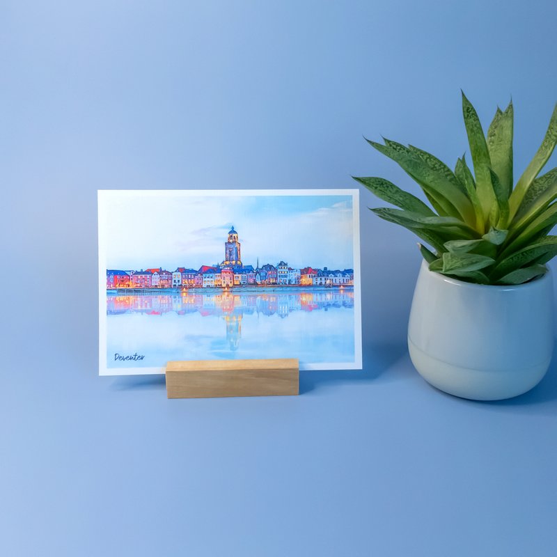Deventer View, Netherlands  - A6 Postcard with Envelope
