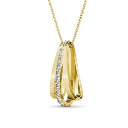 Aurielle Pendants - Gold and Crystal