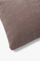Luxuriöser dekorativer Kissenbezug aus Mohair Amy Aubergine 50x50 cm