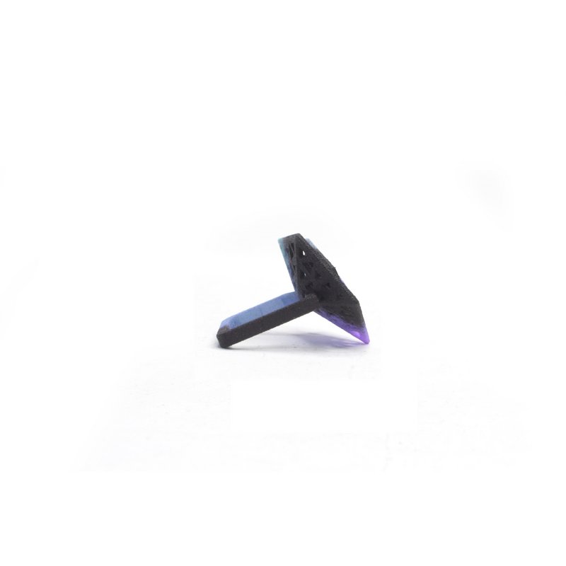 Anello Vertigo – traforato Aqua/Lillà/Nero