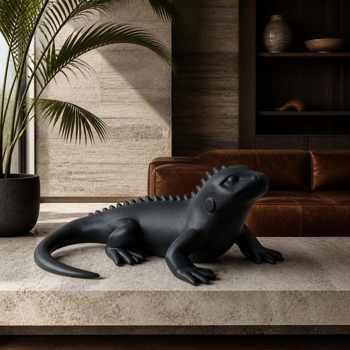 Iguana Art Object