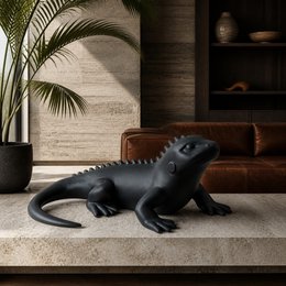 Iguana Art Object