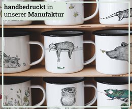 Emailletasse – Pudel Rudel