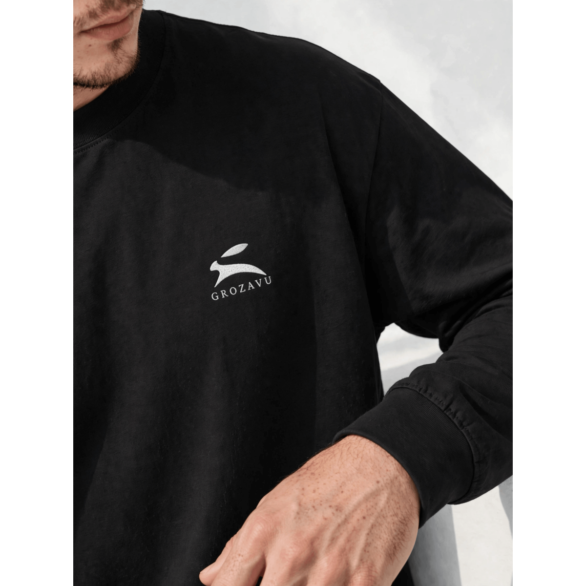 Schweres Langarm-T-Shirt