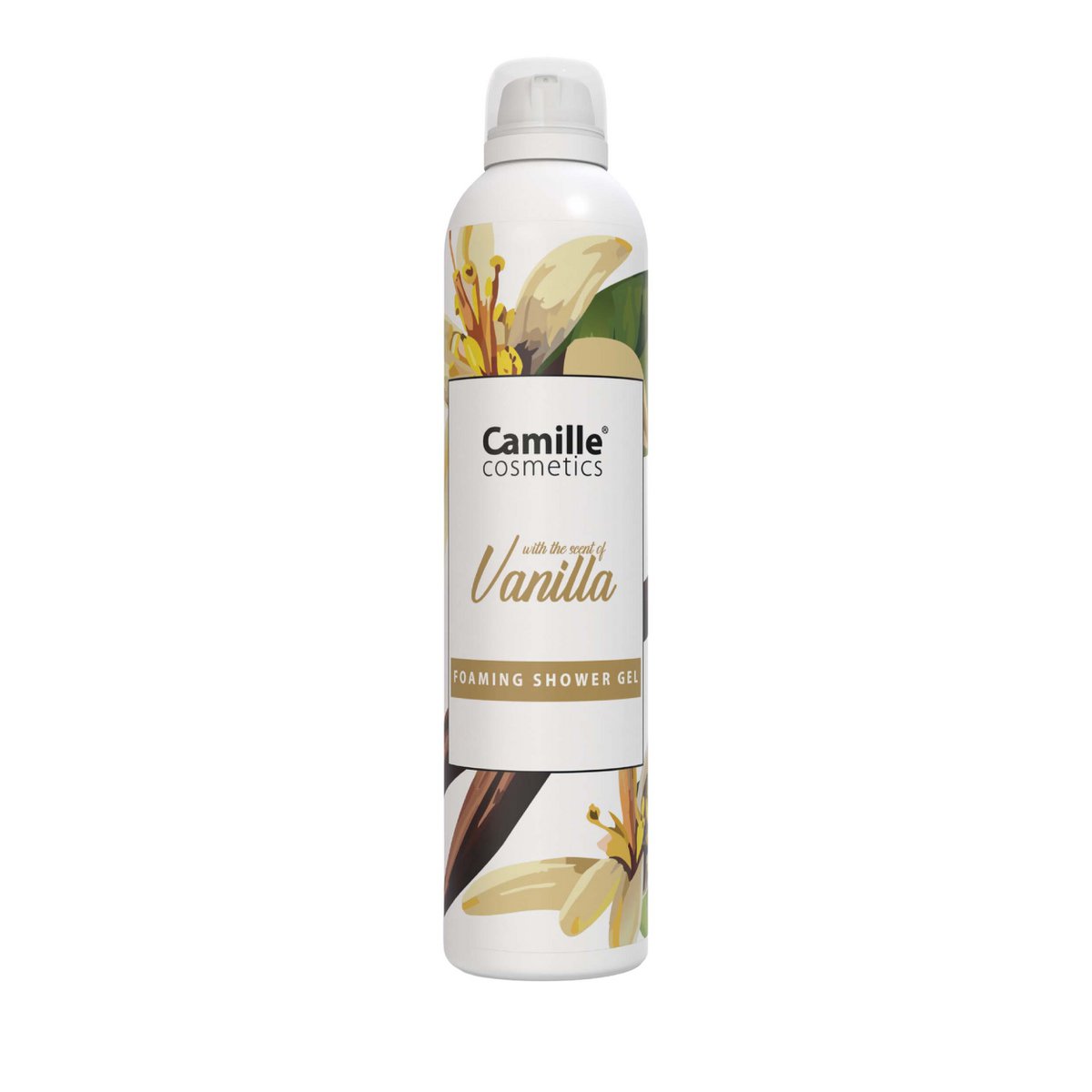 Camille Cosmetics | Pieniący żel prysznicowy - wanilia - 200 ml