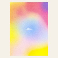Risography Postcard - Happy Birthday Course - DIN A6