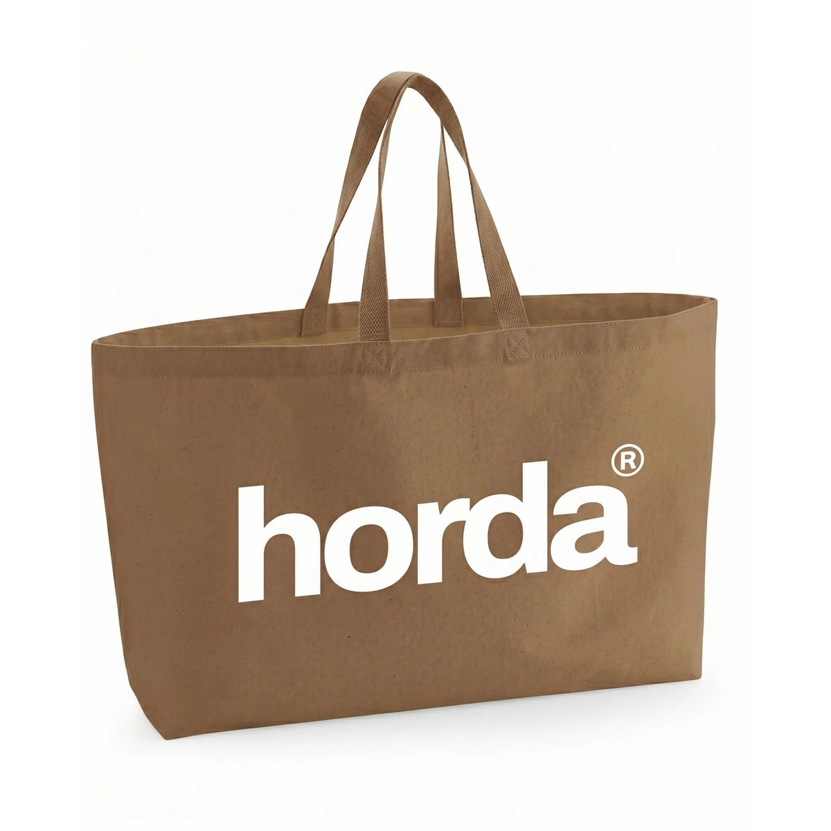 Tote Bag Beige Oversize 100% Cotone Riciclato | Horda