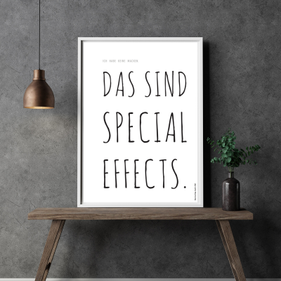Poster "Speciale effecten"