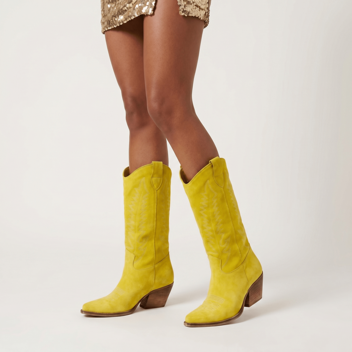 Dallas Midi Bergamot Texan Boots