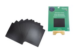 Black drawing paper sheets for arts and crafts projects.