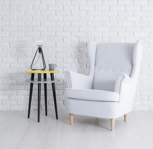 UFO-Couchtisch, Durchmesser 45 cm x H 61 cm