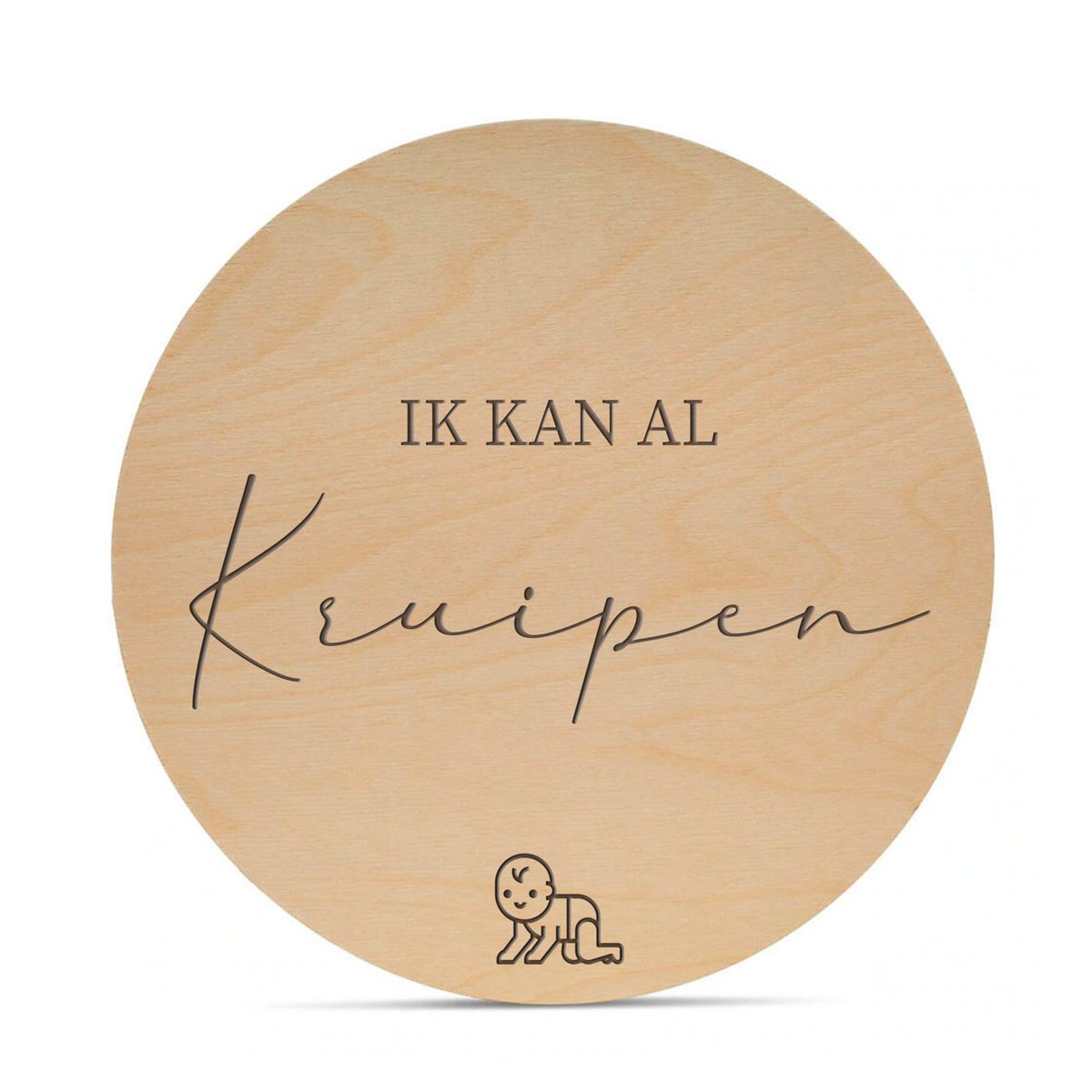 Mijlpaalcirkels | Hout – Lasergravure | Mijlpalen Extra
