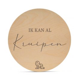 Mijlpaalcirkels | Hout – Lasergravure | Mijlpalen Extra