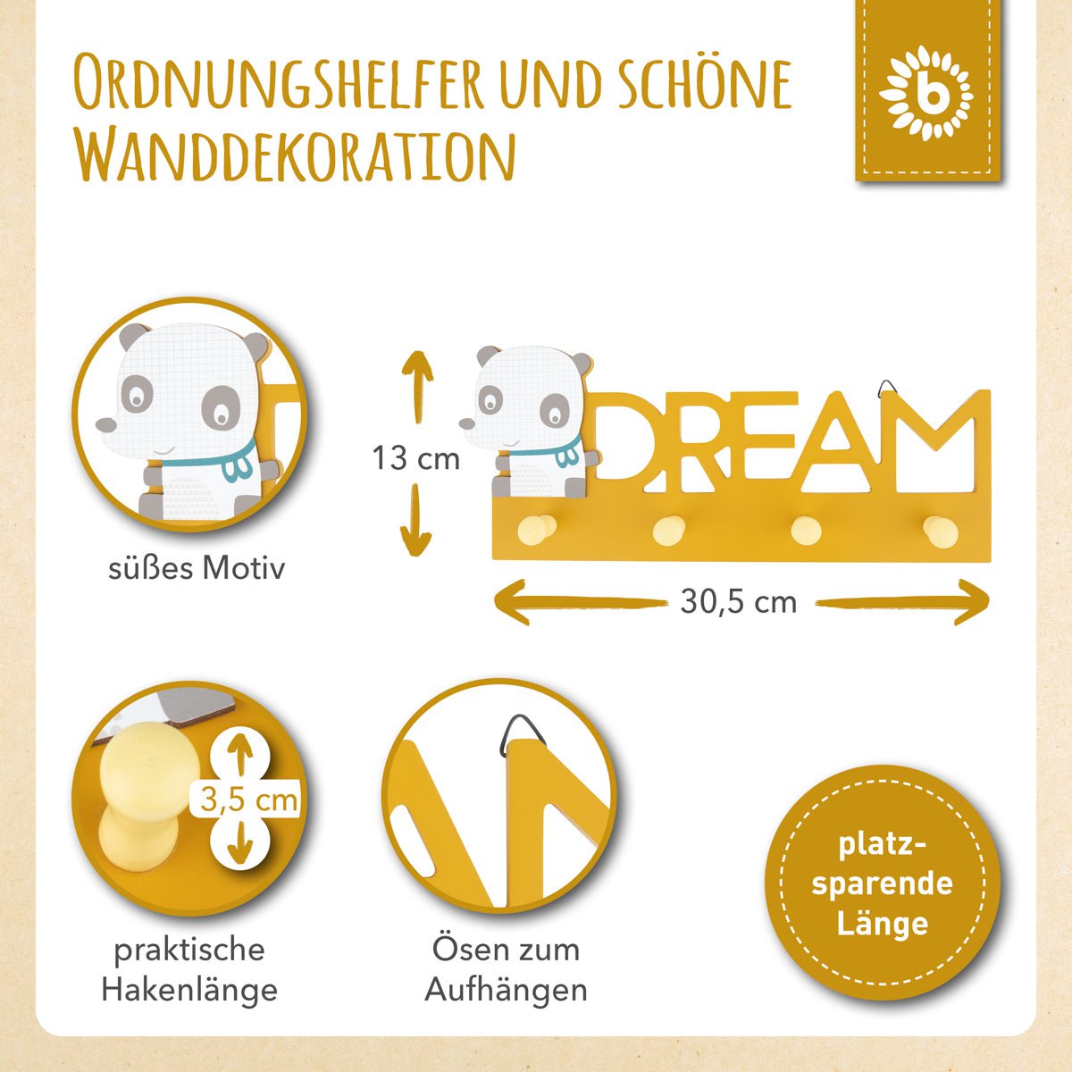 Panda Wandgardeobe