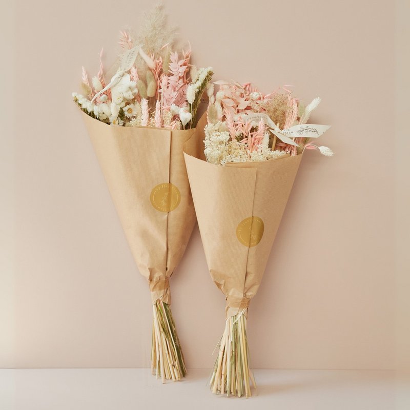 Dried Flowers Exclusive Field Bouquet - Blush - Wedding Favorite