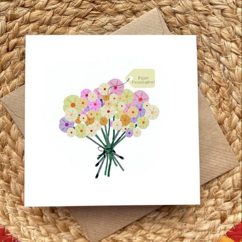 Kaart Paas Boeket Pastel