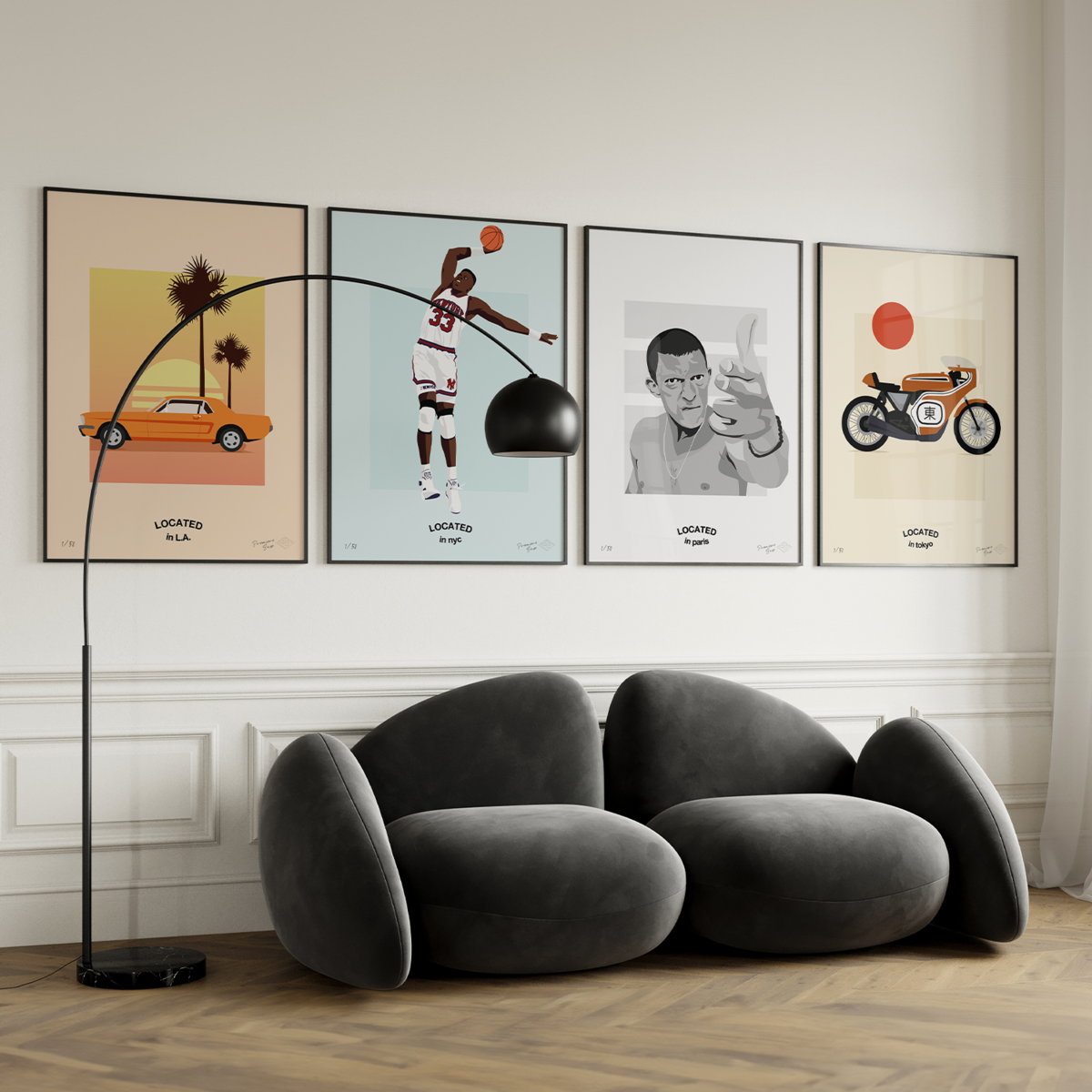 Poster "Honda Moto, Located in Tokyo" Limited edition art print | 30x40cm